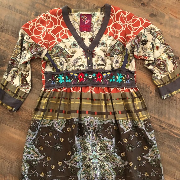 Johnny Was Tops - JOHNNY WAS- Super cute Johnny Was Tunic